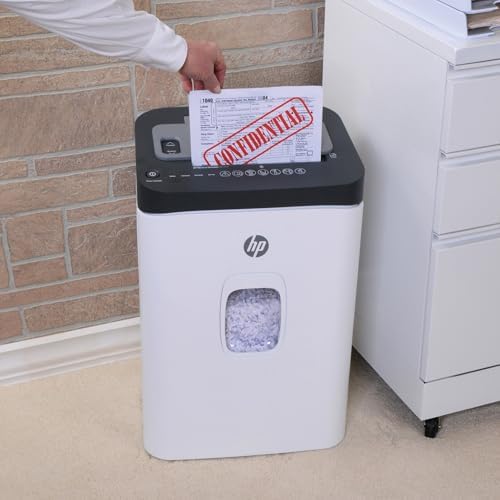 HP - Micro Cut Paper Shredder, 12-Sheet Manual, 150-Sheet Auto Feed - Image 2