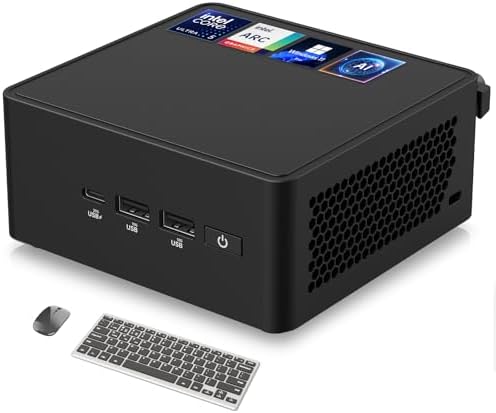 ASUS NUC 14 Pro Mini Computers, Intel Ultra 5 125H (14C/18T, Up to 4.5GHz), Small Desktop PC 64GB DDR5 RAM, 2TB PCIe SSD, Win 11 Pro, Intel Arc GPU, Thunderbolt 4, WiFi 6E, BT 5.3, 8K/Quad 4K HDR by Unknown