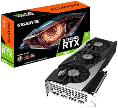 GIGABYTE GeForce RTX 3060 Gaming OC 12G (REV2.0) Graphics Card, 3X WINDFORCE Fans, 12GB 192-bit GDDR6, GV-N3060 Video Card by Unknown