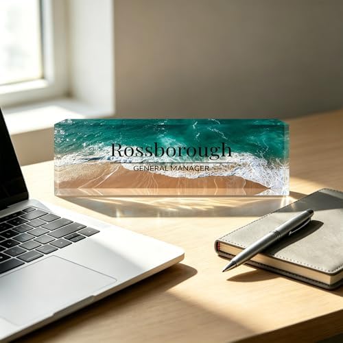 Custom Name Plate for Desk, Desk Name Plate Personalized, Acrylic Desktop Ornament, Stylish Office Decor, Appreciation Present for Boss, Social Worker, Teacher, Nurse, Employee - Image 5