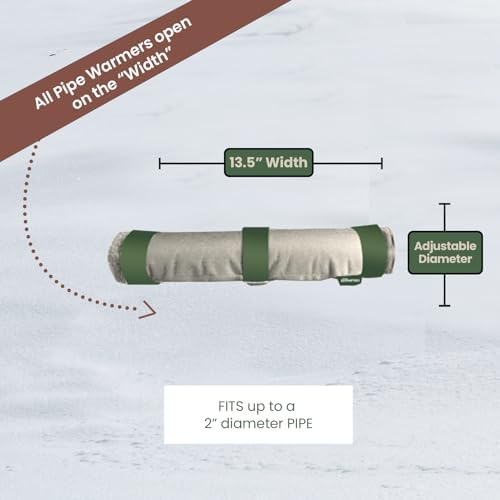 The Original Pipe Insulation (5°F) Winter Freeze Protection (UV-Coated) for Pipes, Pumps, Sprinkler Irrigation Valves & Backflow Preventers – 9W x 13.5L Roll - Image 6