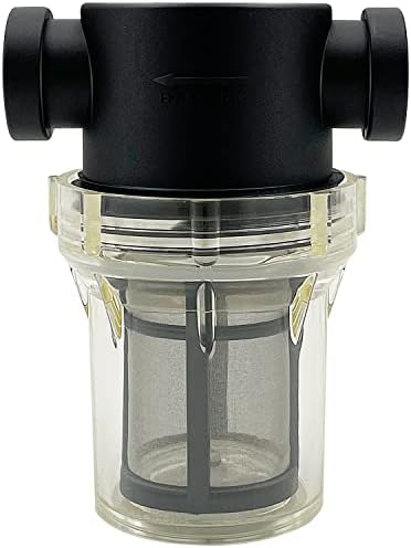1/2" Female NPT in-Line Strainer with 100 mesh Stainless Steel Filter Screen (1/2“ 100 Mesh) by SAFBY