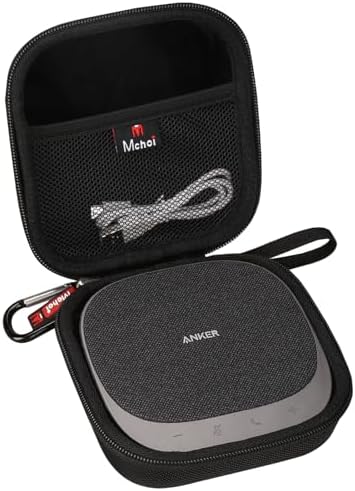 Mchoi Hard Storage Case Fits for Anker PowerConf S330 USB Speakerphone/for EMEET Conference Speakerphone M0 Plus, Conference Microphone for Home Office, Case Only - Image 2