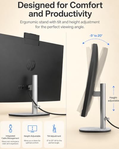 HP 27" All-in-One Desktop Computer Touchscreen 32GB DDR5 1TB SSD Copilot PC - Image 5