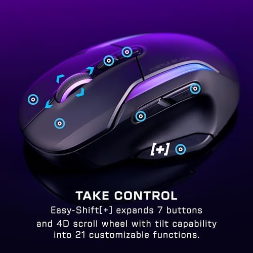 Turtle Beach Kone II Air Wireless Ergonomic RGB PC Gaming Mouse - Image 2