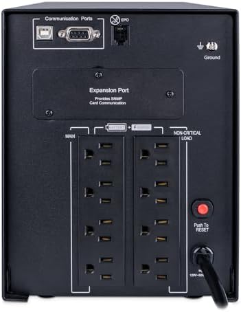 CyberPower PR1000LCD Smart App Sinewave UPS Battery Backup - Image 2