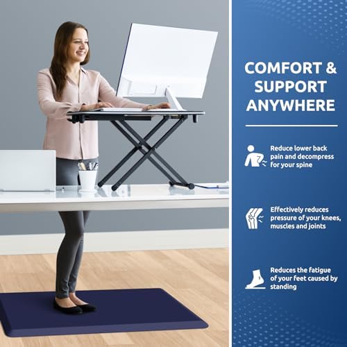 0.8" Thick Kitchen Mat Cushioned Anti Fatigue Rug Comfort Floor Mats - Image 4