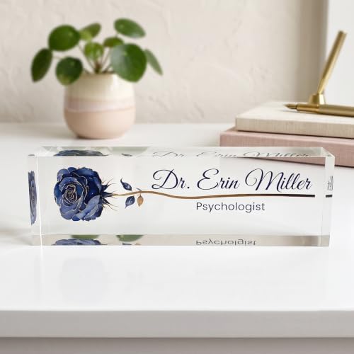 Personalized Social Worker Acrylic Desk Plaque, Social Worker Gift by Artblox