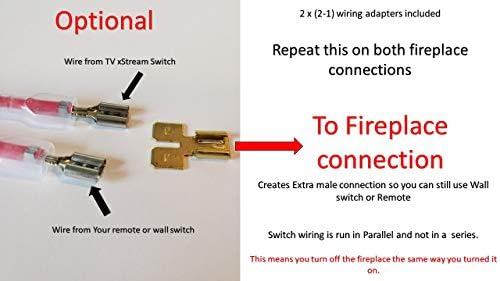 Fireplace Remote Control WiFi Smart Switch ON/Off to Voice Activated Fireplace - 2 Wire Quick Connect for Easy installation for Millivolt Gas Valve, Electronic Spark Ignitions. 2.4Ghz pairing ONLY - Image 7