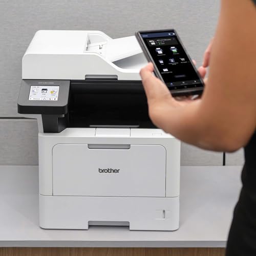 Brother DCP-L5510DN Business Monochrome Laser All-in-One Printer with Duplex Printing and Networking, Works with Alexa - Image 4