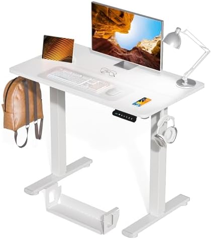 Kingant Standing Desk, 35x20 Inch Electric Height Adjustable Computer Desk by KINGANT