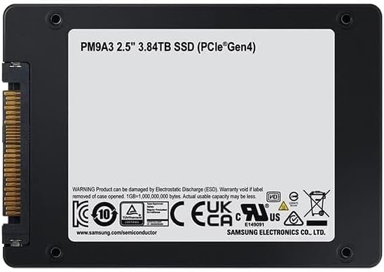 Samsung PM9A3 3.84 TB Solid State Drive - 2.5 Internal - PCI Express NVMe [PCI Express NVMe 4.0 x4] - Image 5