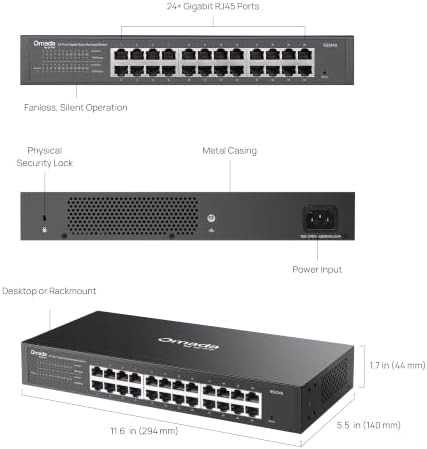 Omada ES224G, 24 Port Gigabit Easy Managed Switch - Image 6