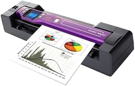 Vupoint Magic Wand Document/Photo 2-in-1 Portable Scanner & Auto-Feed Dock, 1.5 Preview LCD with 1200 DPI, Rechargeable Battery (PDSDK-ST470PU-VP) - Image 2