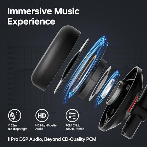 Wired Headset with Noise Canceling Mic & in-Line Control, Business Headset with Microphone for PC, USB Computer Headset for Work Call Center, Home Office, Online Classes, Teams, Zoom - Image 6
