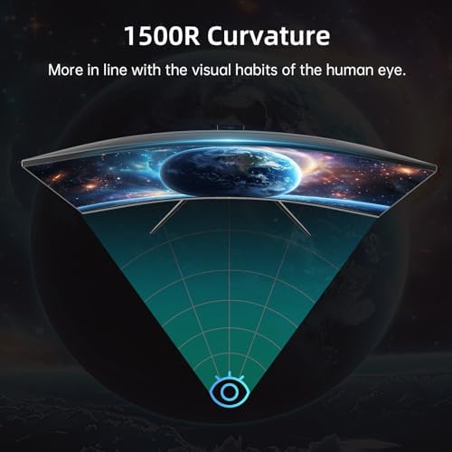 KTC 32 Inch 240Hz Curved Gaming Monitor, FHD 1500R HDR PC Monitor, H32S17F - Image 5