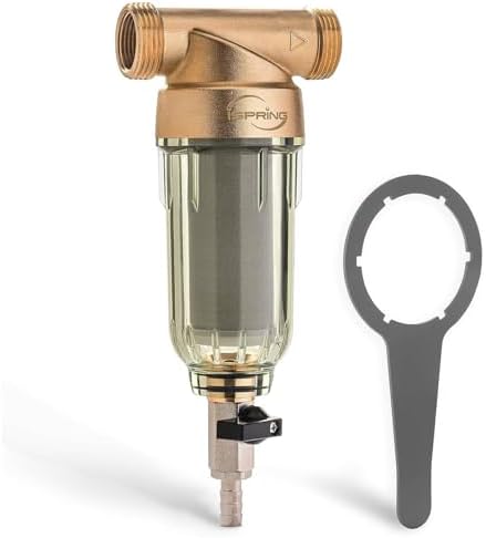 iSpring WSP-100 Whole House Spin Down Sediment Filter, 100 Micron by iSpring