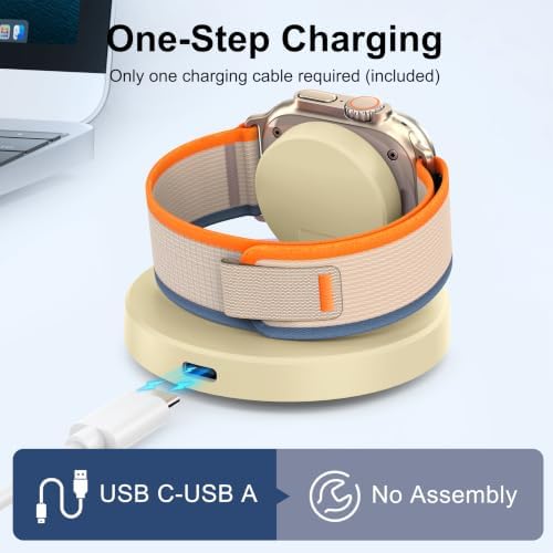 Upgraded for Apple Watch Charger,Portable Magnetic Fast Charging Dock - Image 2