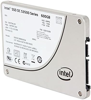 Intel S3500 Series Solid State Drive SSDSC2BB600G4 (2.5", SATA 3.0 Gb/s 600GB Storage Capacity) - Image 4