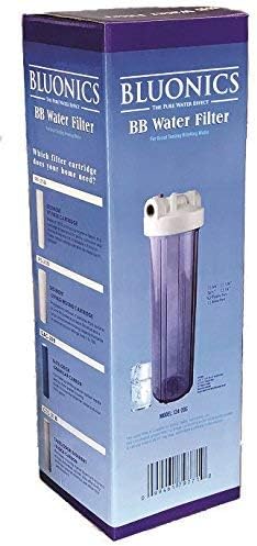 Bluonics Whole House Water Filter Dual System 4.5" x 20" Housings with Sediment & Carbon Filters Included - Image 4