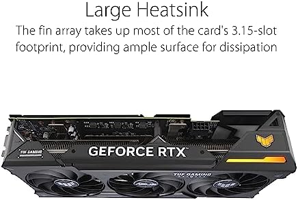 ASUS TUF Gaming NVIDIA GeForce RTX 4070 OC Edition Gaming Graphics Card (PCIe 4.0, 12GB GDDR6X, HDMI 2.1, DisplayPort 1.4a), 3 Year Warranty - Image 2