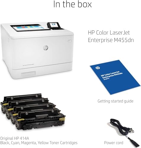 HP Color Laserjet Enterprise M455dn (Renewed Premium) - Image 4