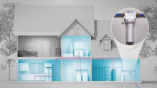 GE FXWSC Whole House Water Filter | Replacement for Water Filtration System | NSF Certified: Reduces Sediment, Rust & Other Impurities from Water | Replace Every 3 Months for Best Results | 2 Filters - Image 4