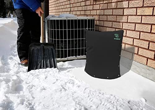 Pro Insulated Pouch - Backflow Insulation Cover for Winter Freeze Protection, Black, 30’’W x 25’’H - Measure Before Purchase - Image 3