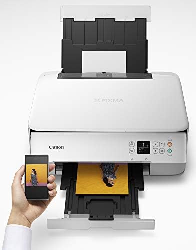 Canon PIXMA TS5320 All in One Wireless Printer, Scanner, Copier with AirPrint, White, Works with Alexa - Image 4