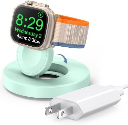 Upgraded for Apple Watch Charger,Portable Magnetic Fast Charging Dock by ZAPOGO