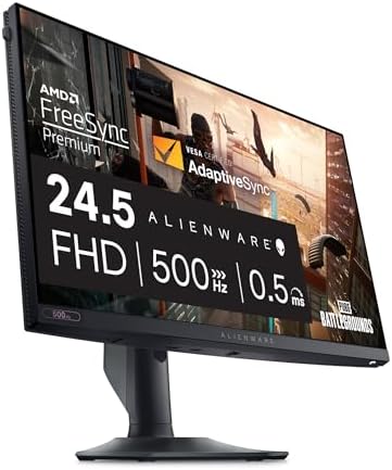 Dell 24 Monitor AW2524HF, FHD Fast IPS, 0.5ms, AMD FreeSync Premium by Alienware
