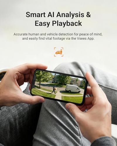 Anlapus H.265+ 8CH 1080P 2TB Outdoor Surveillance Camera Kit 2MP with DVR Recorder 1080P, Night Vision 20M Instant Alert & Free APP Remote Access - Image 5