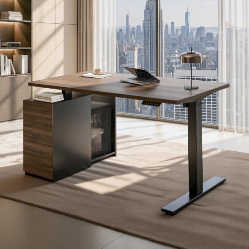 FLEXISPOT EN2 55"x28" Standing Desk Bundle with Storage Cabinet - Image 2