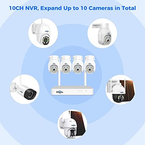 Hiseeu 5MP Wireless Security Camera System,4 Cam-Kit, 1T HDD - Image 3