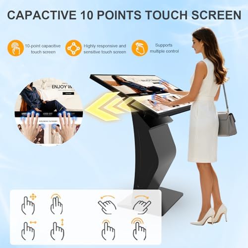 43 inch Touch Screen Kiosk, Windows11 System(8+128g) - Image 3