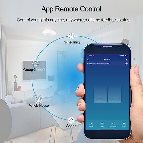 Zigbee Smart Touch Wall Light Switch, App/Voice Control, Night Vision, Tuya Gateway Required (Black, 1 Gang（Neutral Wire Required）) - Image 6