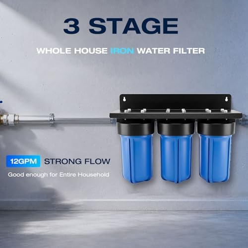 H&G Lifestyles 3 Stage Whole House Iron Water Filter System for Well Water - Image 7