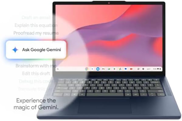 Lenovo IdeaPad Slim 3 Chromebook Laptop for Business & Student, 14" FHD+ Touch Display, 4GB RAM 576GB Storage (64GB SSD+512GB PLUSERA Docking Set), MediaTek Kompanio 540 Processor, Chrome OS, Blue - Image 7