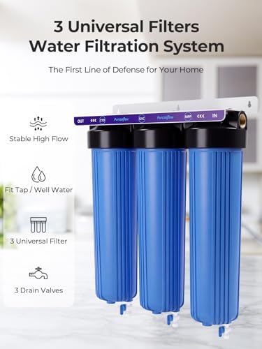 Dual Carbon 3-Stage Whole House Water Filter System - Image 2