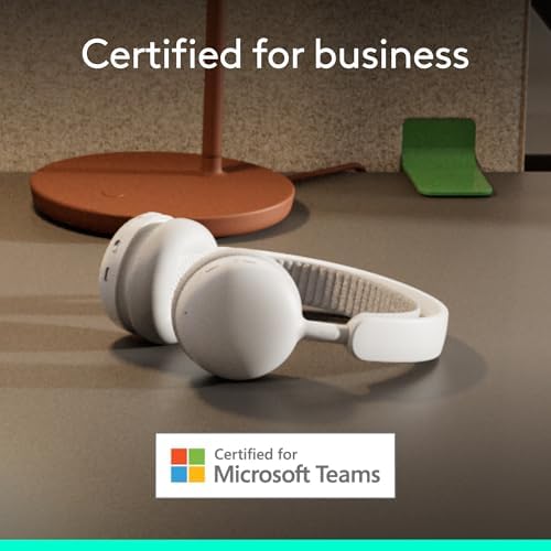 Logitech Zone Wireless 2 ES for Business Headset - Teams - Off White - Image 2