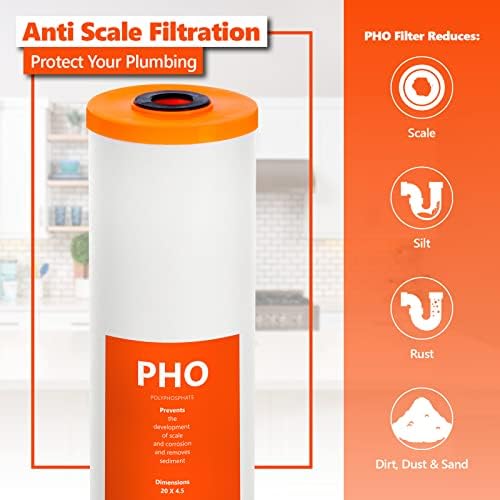 Express Water Polyphosphate Anti-Scale Water Replacement Filter, 4.5” x 20” - Image 2
