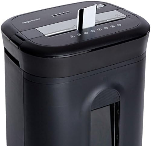 Amazon Basics 15 Sheet - original model Cross Cut Paper, CD Credit Card Office Shredder, Black - Image 5