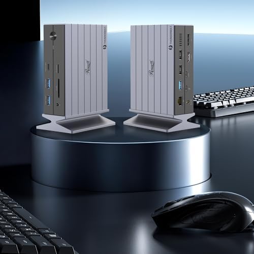 Rosewill 14-in-1 Thunderbolt 4 Certified, Laptop Docking Station with 100W Charging, 8K Display, Triple 4K Monitor Display for Windows and Mac, 135W Power Adapter & 40Gbps Data Transfer - RHUB-TB14 - Image 5
