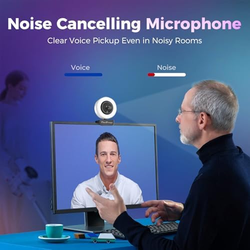 4K Webcam for PC with Microphone & Light & Privacy Cover - Image 6