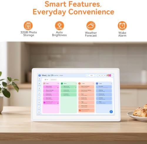 21.5" Smart Digital Calendar - Family Hub Planner with Chort Chart - Image 3