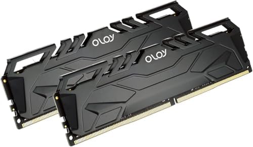 OLOy DDR4 RAM 16GB (2x8GB) Black Owl 3600 MHz CL18 1.35V 288-Pin Desktop Gaming UDIMM (MD4U0836180BJ0DA) by OLOy