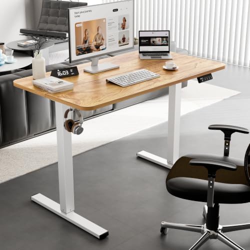 ERGOMAKER 43"x24" Standing Desk, Height Adjustable Sit-Stand Home Office - Image 2