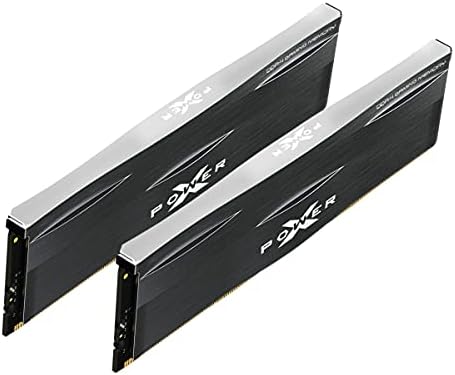 Silicon Power Gaming Series DDR4 32GB (2x16GB) 3200MHz (PC4 25600) 288-pin CL16 1.35V UDIMM Desktop Memory Module RAM Metallic Grey SP032GXLZU320BDC - Image 2