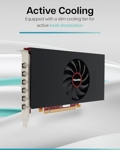 VisionTek AMD Radeon RX 580 8GB GDDR5 6X Mini DP Graphics Card - Image 2