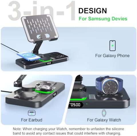 Wireless Charger for Samsung Devices, Not for Galaxy Watch 9/ Watch Ultra 2 - Image 3